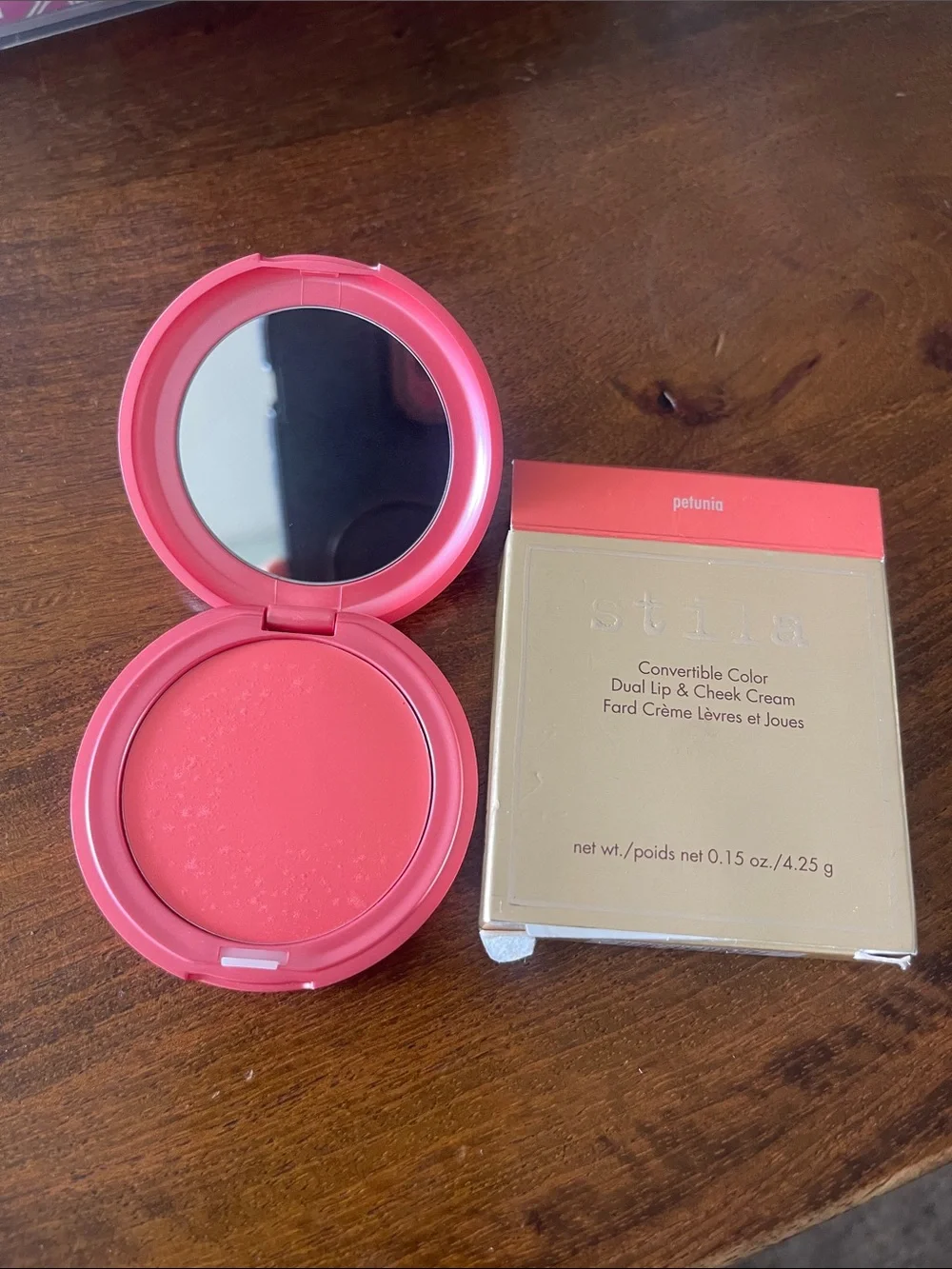 Stila Convertible Color Dual Lip & Cheek Cream — Petunia Pink Coral